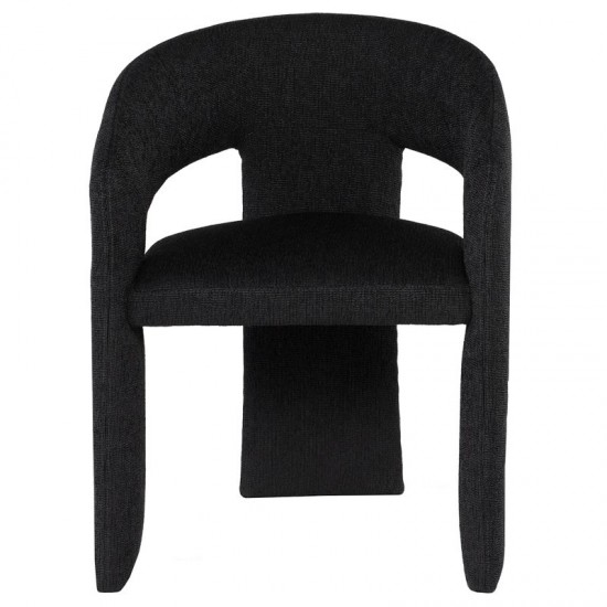 Anise Activated Charcoal Fabric Dining Chair