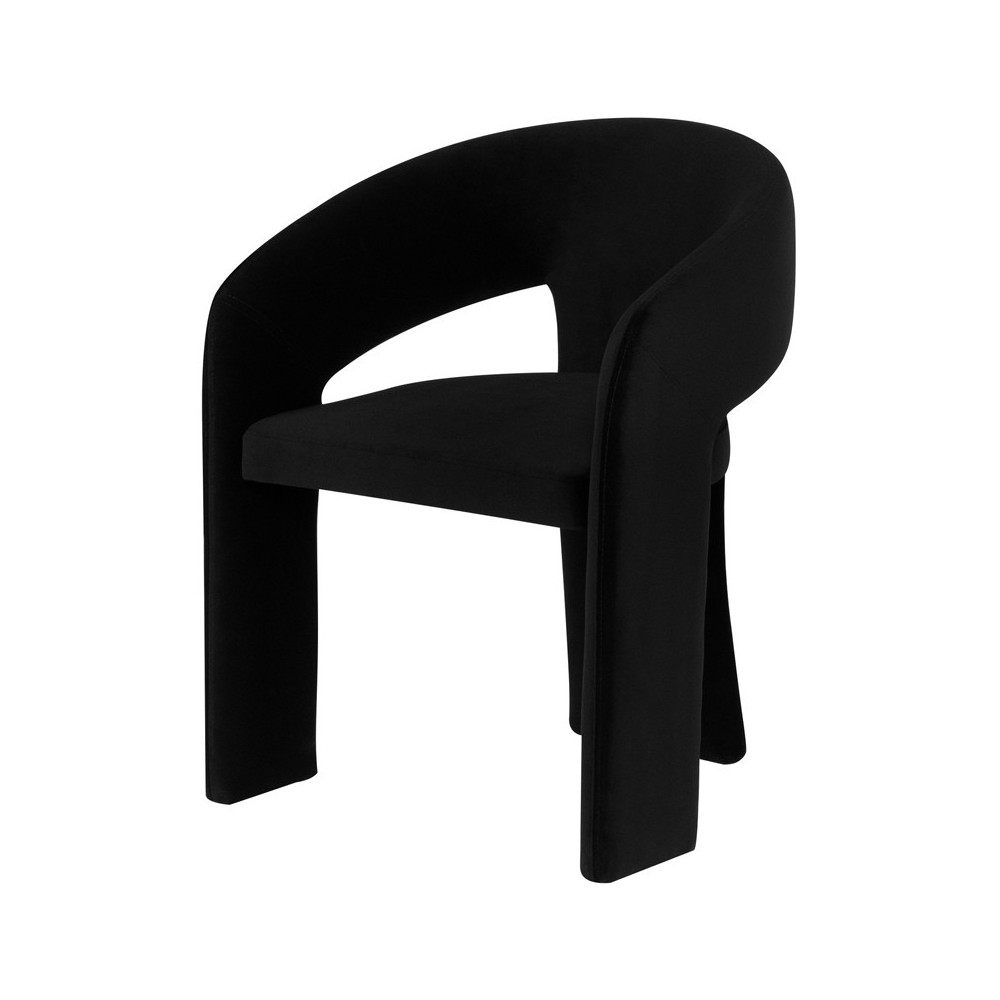 Anise Black Fabric Dining Chair