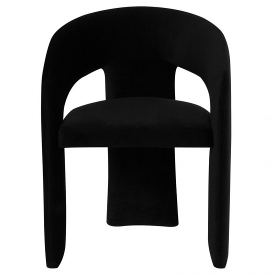 Anise Black Fabric Dining Chair