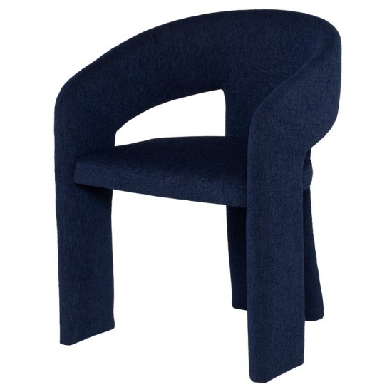 Anise True Blue Fabric Dining Chair