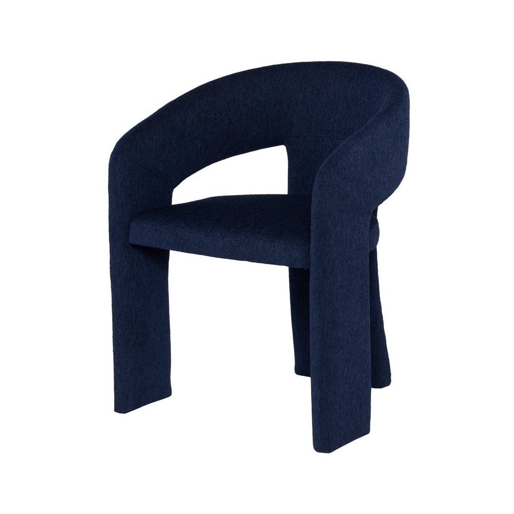 Anise True Blue Fabric Dining Chair