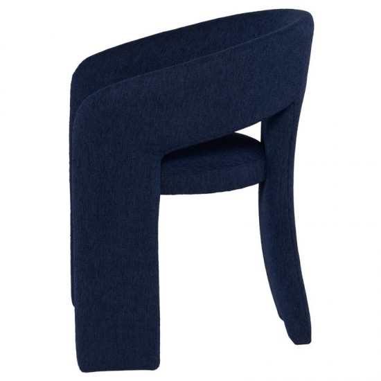 Anise True Blue Fabric Dining Chair