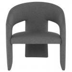 Anise Shale Grey Fabric Occasional Chair