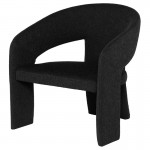 Anise Activated Charcoal Fabric Occasional Chair