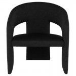 Anise Activated Charcoal Fabric Occasional Chair