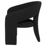 Anise Activated Charcoal Fabric Occasional Chair