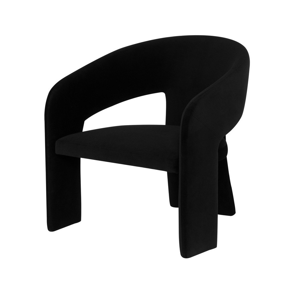 Anise Black Fabric Occasional Chair