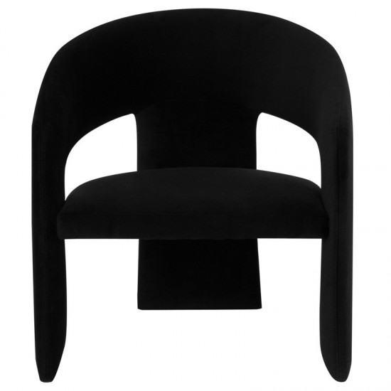 Anise Black Fabric Occasional Chair