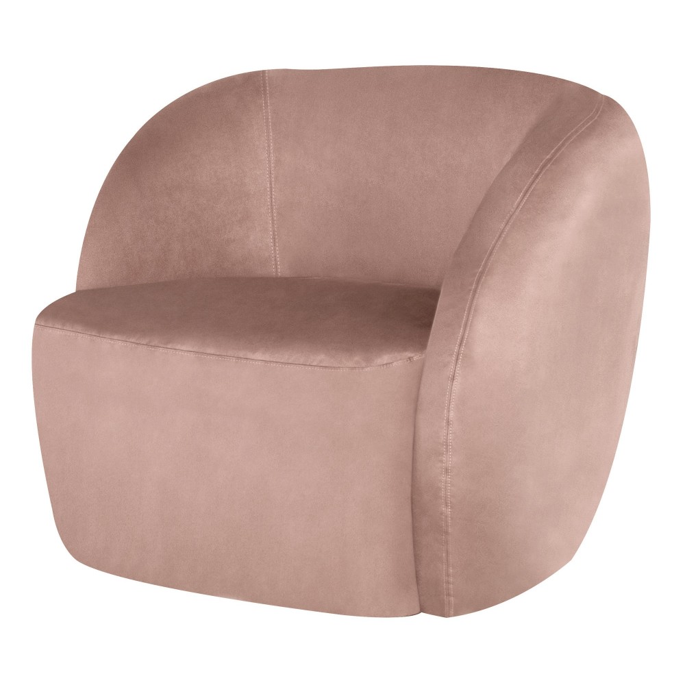 Selma Petal Microsuede Fabric Occasional Chair Selma Petal Microsuede Fabric Occasional Chair