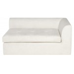 Lola Champagne Microsuede Fabric Modular Sofa, HGSN315