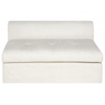 Lola Champagne Microsuede Fabric Modular Sofa, HGSN321