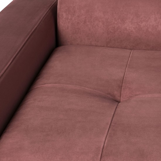 Lola Chianti Microsuede Fabric Modular Sofa, HGSN342