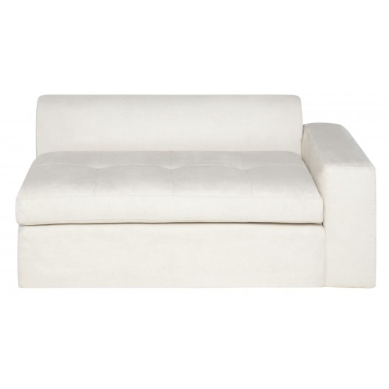 Lola Champagne Microsuede Fabric Modular Sofa, HGSN348