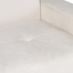 Lola Champagne Microsuede Fabric Modular Sofa, HGSN348