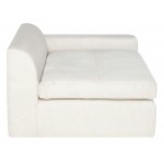 Lola Champagne Microsuede Fabric Modular Sofa, HGSN348