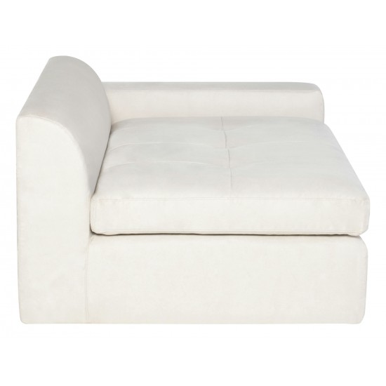 Lola Champagne Microsuede Fabric Modular Sofa, HGSN348