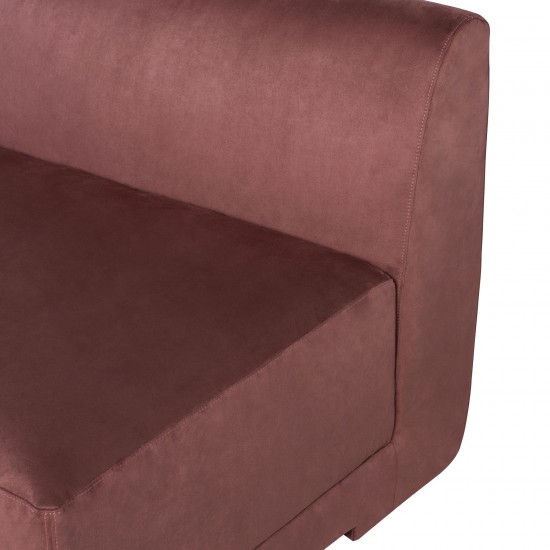 Seraphina Chianti Microsuede Fabric Modular Sofa, HGSN394