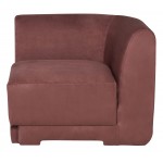 Seraphina Chianti Microsuede Fabric Modular Sofa, HGSN410