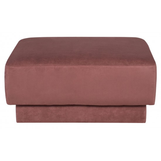 Seraphina Chianti Microsuede Fabric Modular Sofa Ottoman