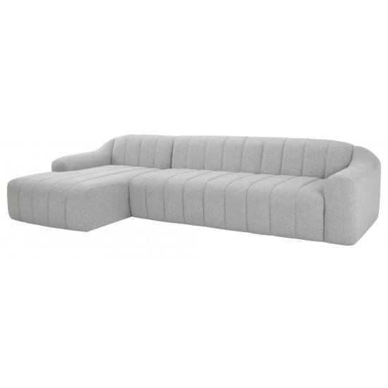 Coraline Linen Fabric Sectional Sofa, HGSN426