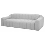 Coraline Linen Fabric Triple Seat Sofa