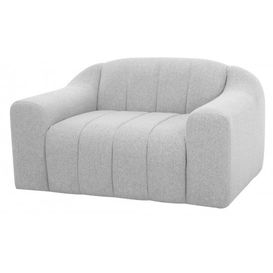 Coraline Linen Fabric Single Seat Sofa