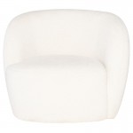 Selma Coconut Fabric Occasional Chair