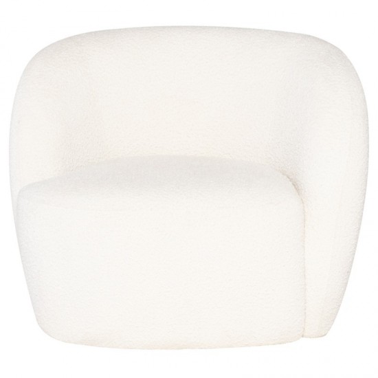 Selma Coconut Fabric Occasional Chair