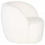 Selma Coconut Fabric Occasional Chair