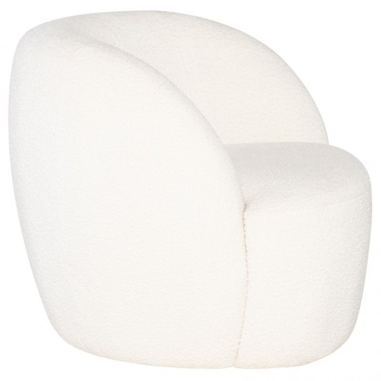 Selma Coconut Fabric Occasional Chair