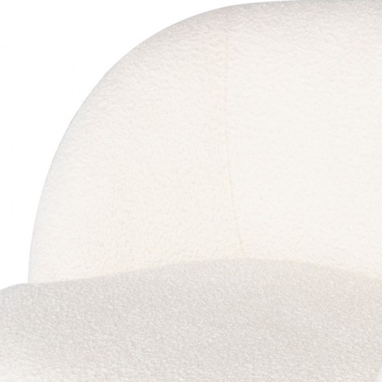Selma Coconut Fabric Occasional Chair