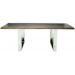 Lyon Seared Wood Dining Table, HGSR163