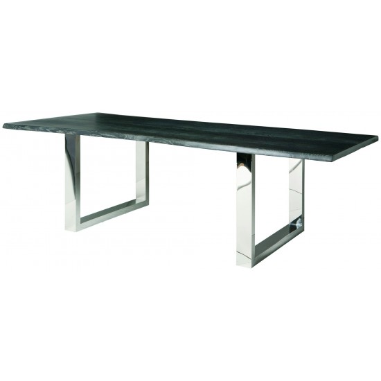 Lyon Oxidized Grey Wood Dining Table, HGSR238