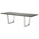 Versailles Oxidized Grey Wood Dining Table, HGSR246