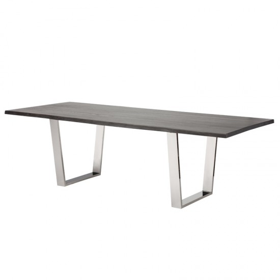 Versailles Oxidized Grey Wood Dining Table, HGSR247