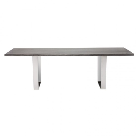 Versailles Oxidized Grey Wood Dining Table, HGSR247