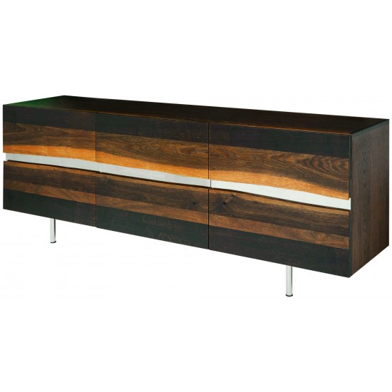 Sorrento Seared Wood Sideboard Cabinet, HGSR299