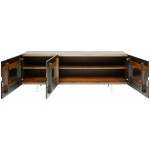 Sorrento Seared Wood Sideboard Cabinet, HGSR299