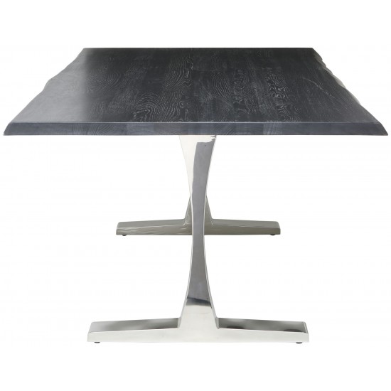 Toulouse Oxidized Grey Wood Dining Table, HGSR321