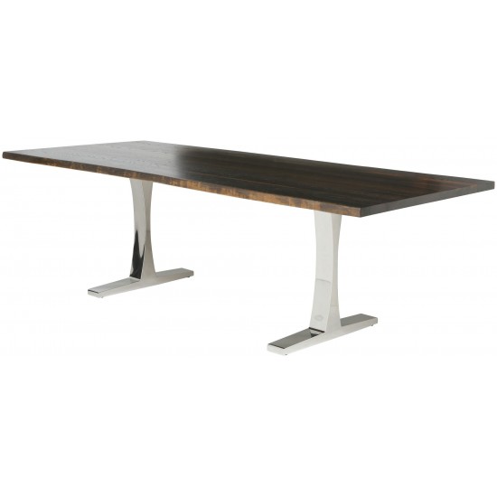 Toulouse Seared Wood Dining Table, HGSR322