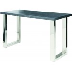 Lyon Oxidized Grey Wood Console Table