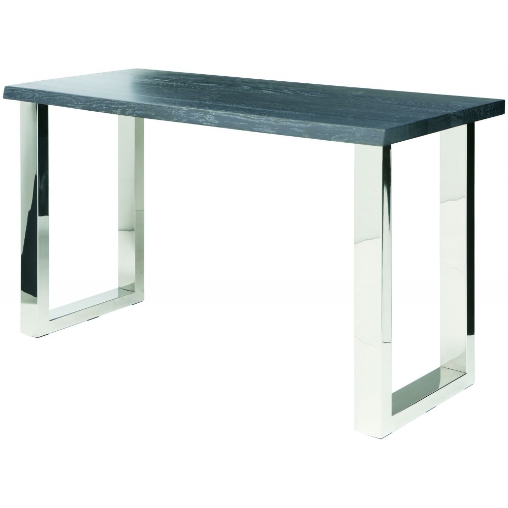 Lyon Oxidized Grey Wood Console Table