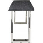 Lyon Oxidized Grey Wood Console Table