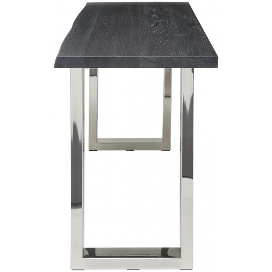 Lyon Oxidized Grey Wood Console Table