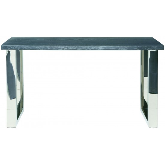 Lyon Oxidized Grey Wood Console Table