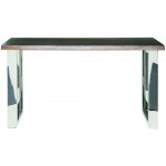 Lyon Seared Wood Console Table