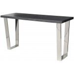 Versailles Oxidized Grey Wood Console Table