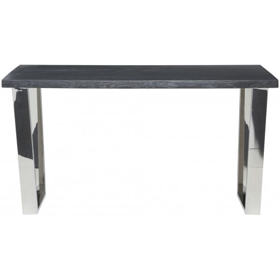 Versailles Oxidized Grey Wood Console Table