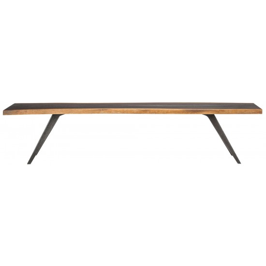 Vega Seared Wood Dining Bench, HGSR354