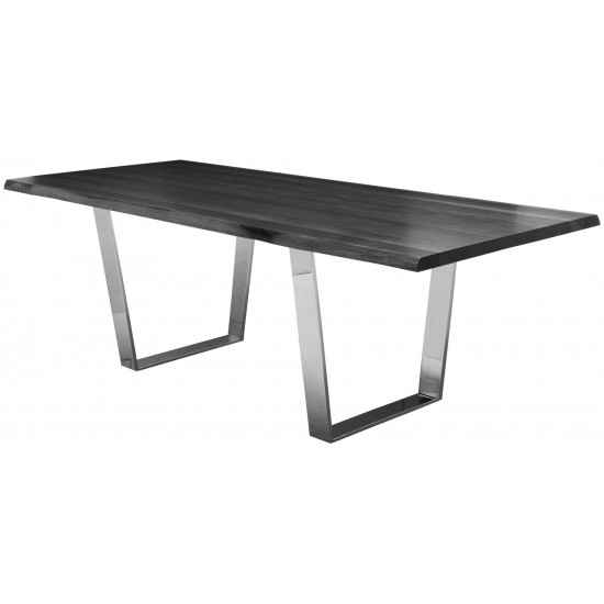 Versailles Oxidized Grey Wood Dining Table, HGSR415